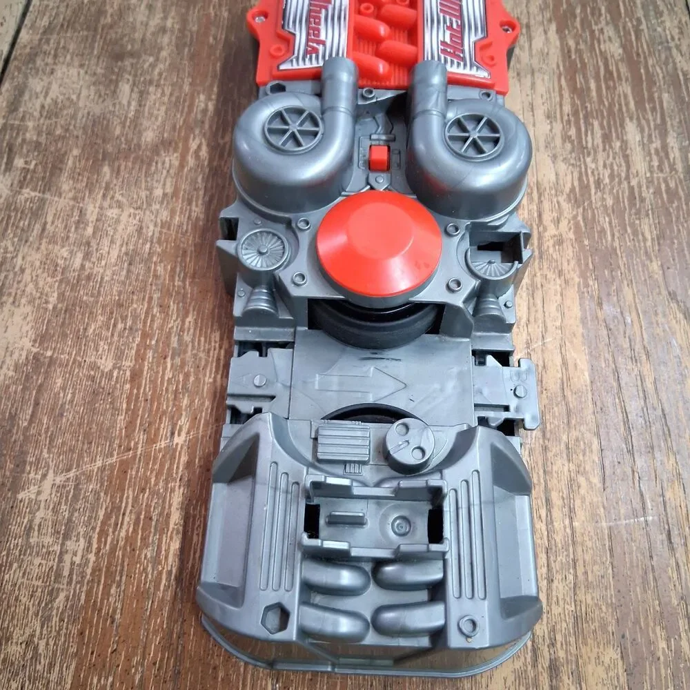 Hot Wheels Track Power Booster Car Launcher GGF92 Motorized Gray Red TESTED